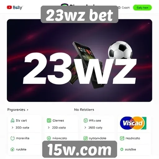 Métodos de pagamento disponíveis no 23wz bet